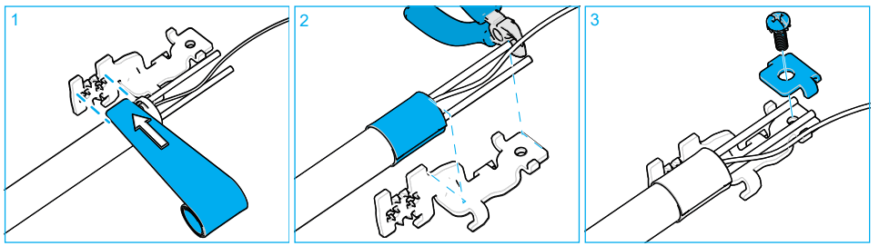 COMMSCOPE CC 100 NOVUX Fiber Optic System - strain relief