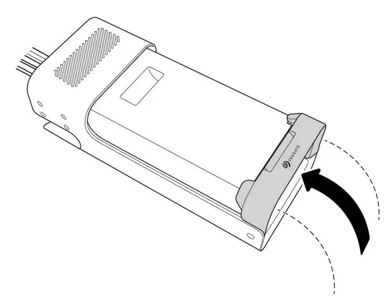 Lock device in place