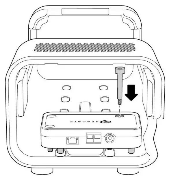 Attach shoulder screw