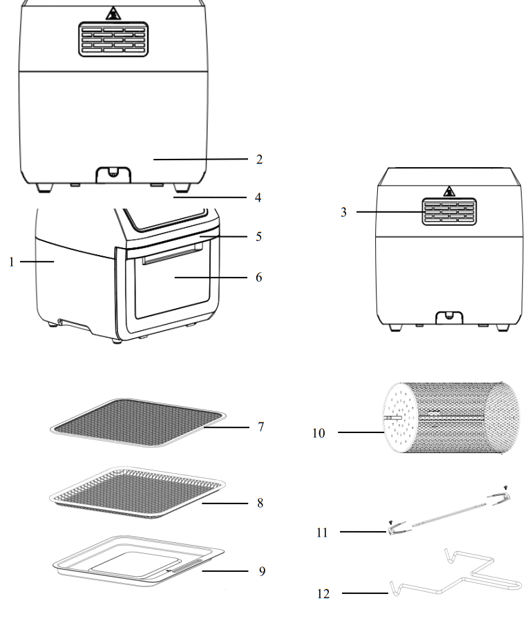 anko AF1006 Air Fryer Oven - RYER OVEN