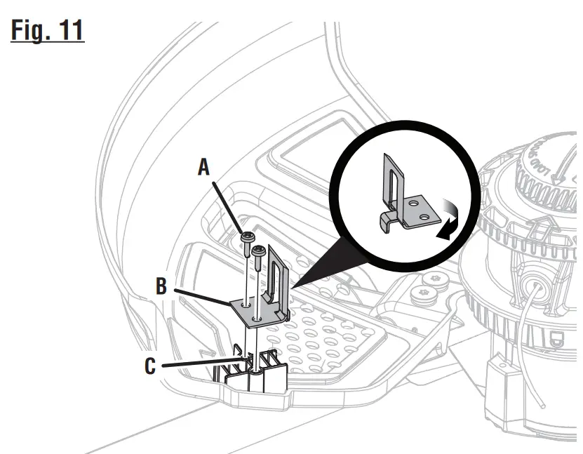 RYOBI P20190VNM 18 Volt Brushless Grass Trimmer - fig 12