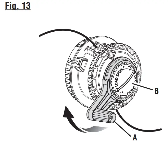 RYOBI P20190VNM 18 Volt Brushless Grass Trimmer - fig 14