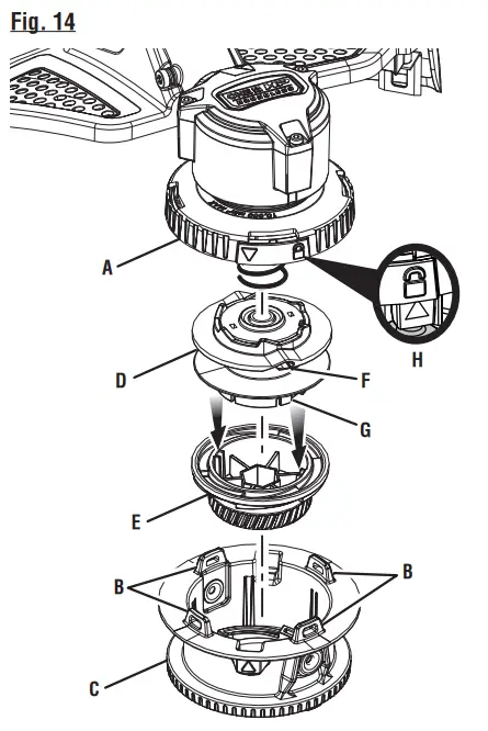 RYOBI P20190VNM 18 Volt Brushless Grass Trimmer - fig 15