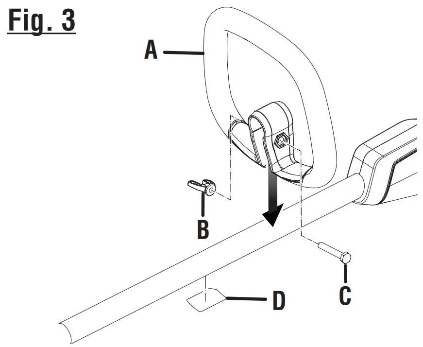 RYOBI P20190VNM 18 Volt Brushless Grass Trimmer - fig 4