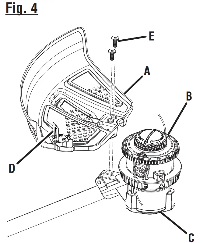 RYOBI P20190VNM 18 Volt Brushless Grass Trimmer - fig 5
