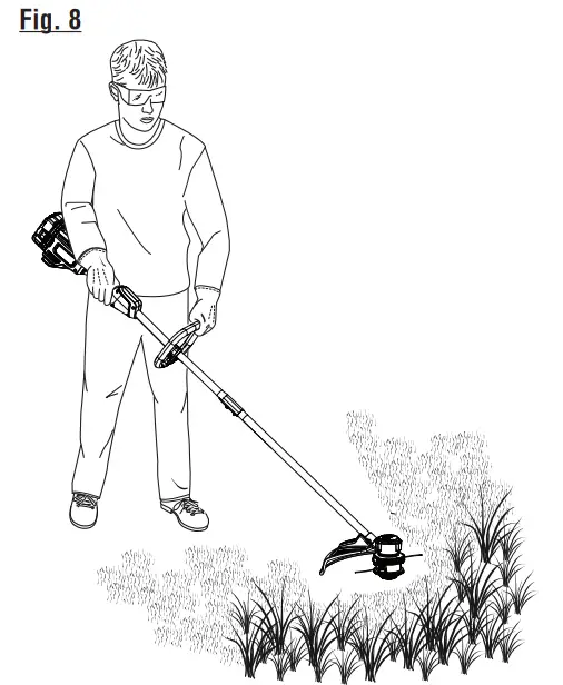 RYOBI P20190VNM 18 Volt Brushless Grass Trimmer - fig 9