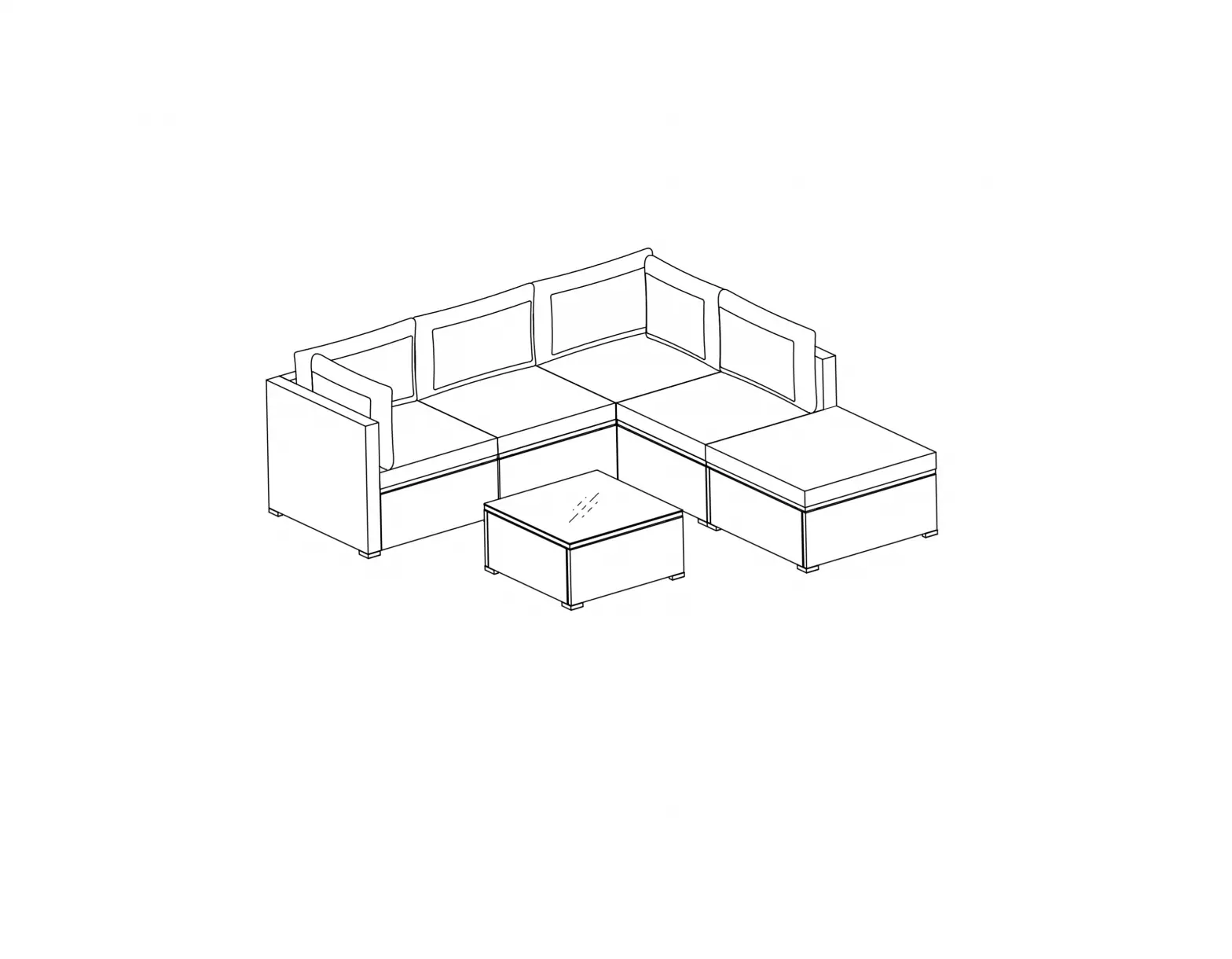 Rattan Sofa Set Instruction Manual