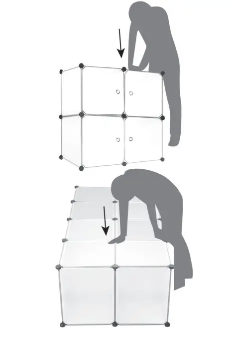 UNBRANDED SN816C-120 Bookshelf Closet Organizer Storage Shelves - Figure 7