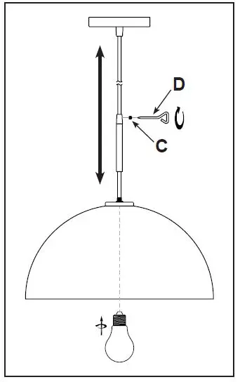 HAILEY HOME PD1656 Jordyn Matte Black Modern-Contemporary Dome Pendant Light-7