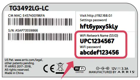 upc DCX960 TV Box - OPTION WIFI