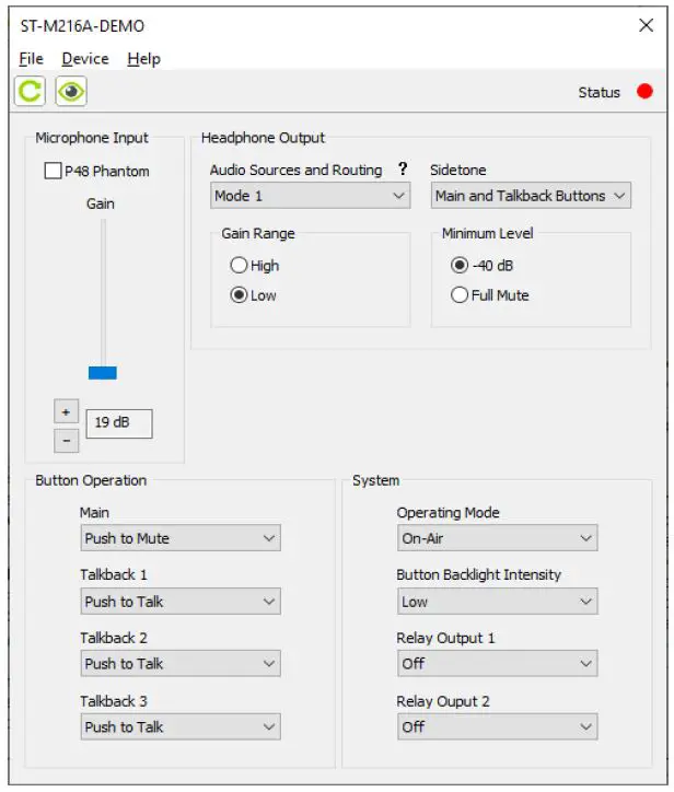 STUDIO TECHNOLOGIES 216A Announcer’s Console-2