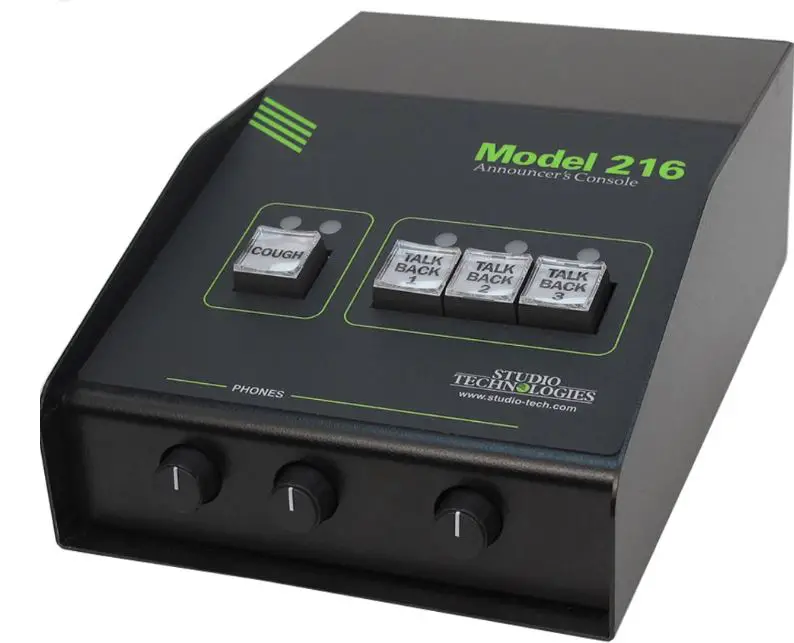 STUDIO TECHNOLOGIES 216A Announcer’s Console