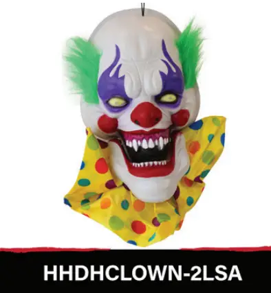 Haunted Hill Farm HHCLOWN 16FS Haunted Circus Collection - CLOWN HEAD 2