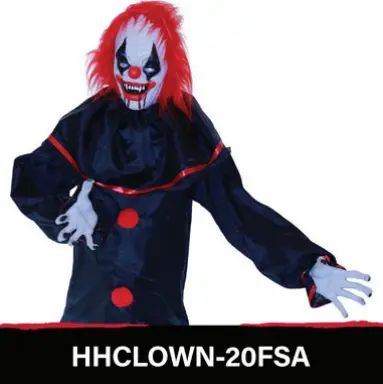 Haunted Hill Farm HHCLOWN 16FS Haunted Circus Collection - HELL RAISER