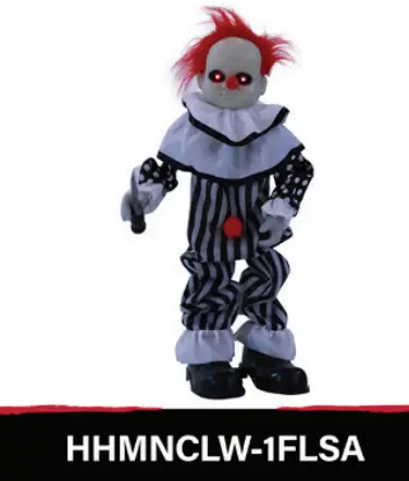 Haunted Hill Farm HHCLOWN 16FS Haunted Circus Collection - MASTER CHUCK