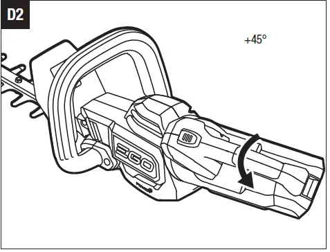 EGO HT2600E 56V Lithium Ion Cordless Hedge Trimmer 06