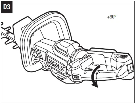 EGO HT2600E 56V Lithium Ion Cordless Hedge Trimmer 07