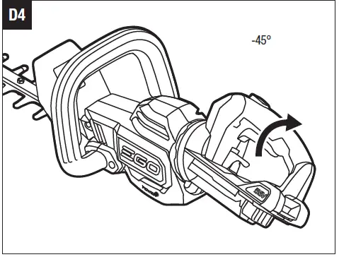 EGO HT2600E 56V Lithium Ion Cordless Hedge Trimmer 08