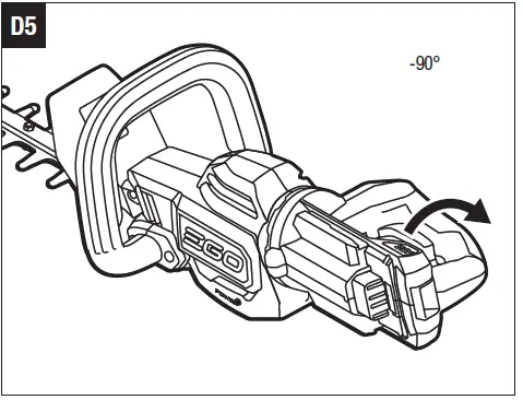 EGO HT2600E 56V Lithium Ion Cordless Hedge Trimmer 09