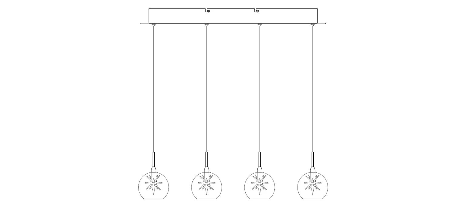 Et2 Contemporary Lighting E20107-24 Starburst 8-light Pendant Instruction Manual Et2 Contemporary Lighting E20107-24 Starburst 8-light Pendant Instruction Manual