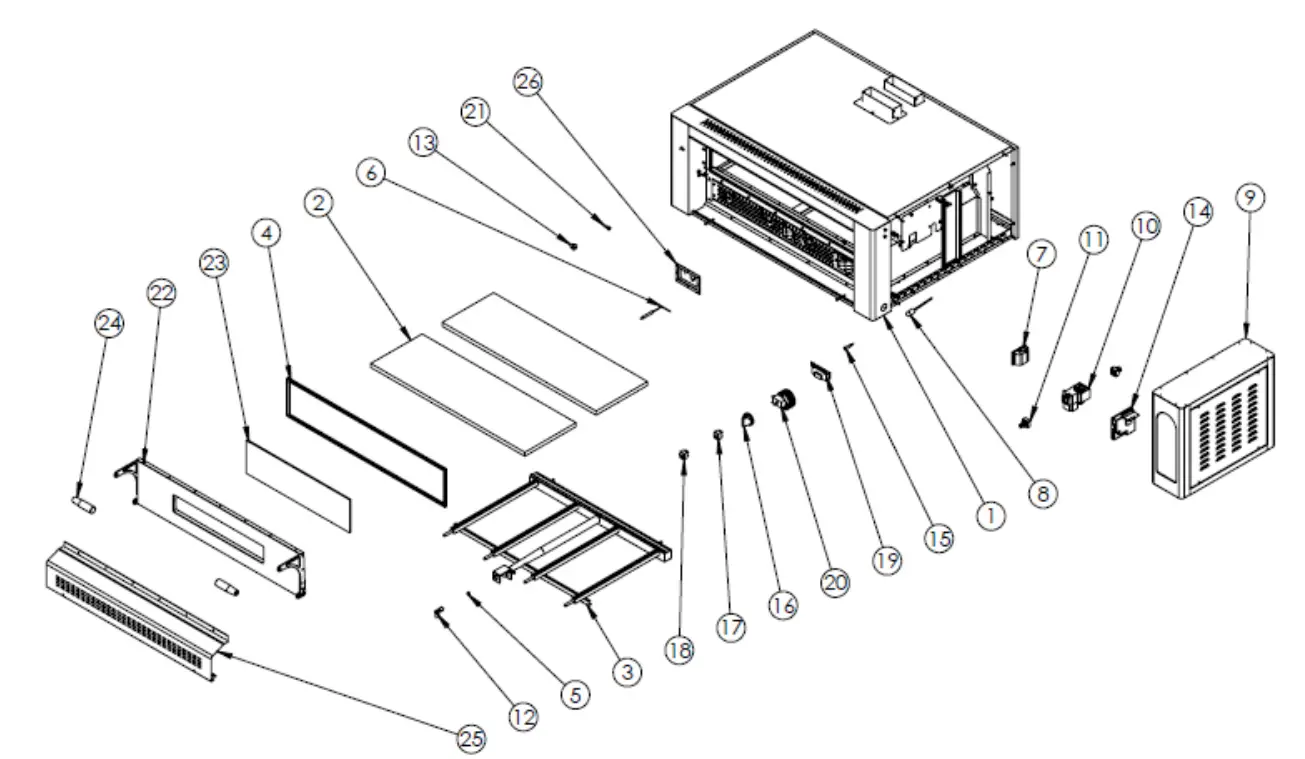 Spare Part List-exploding Drawing