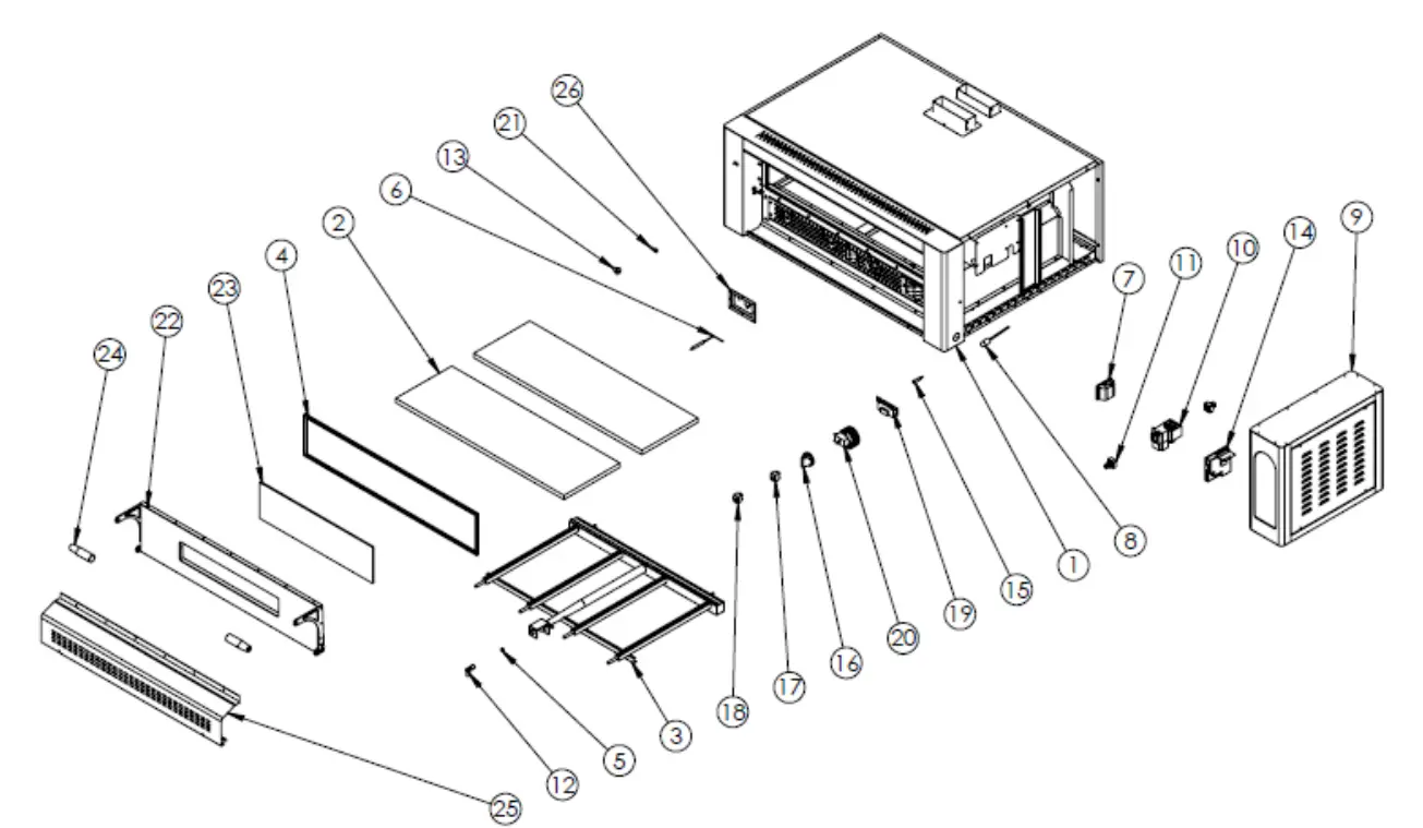 Spare Part List-exploding Drawing