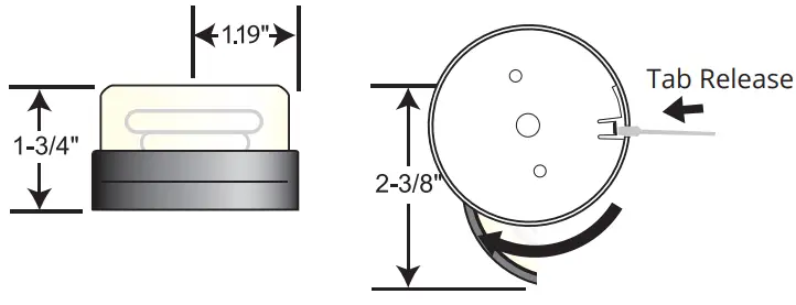 attwood 5580 All-Round Fixed Base Lights - Fig 1