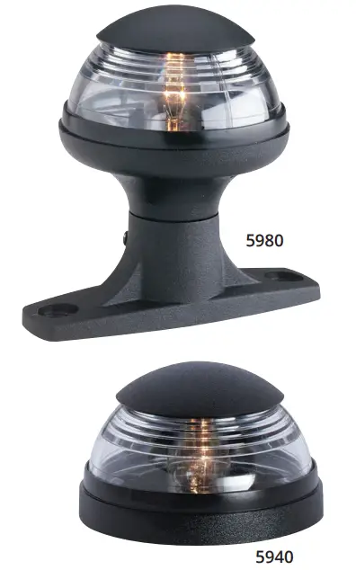 attwood 5580 All-Round Fixed Base Lights - Fig 2