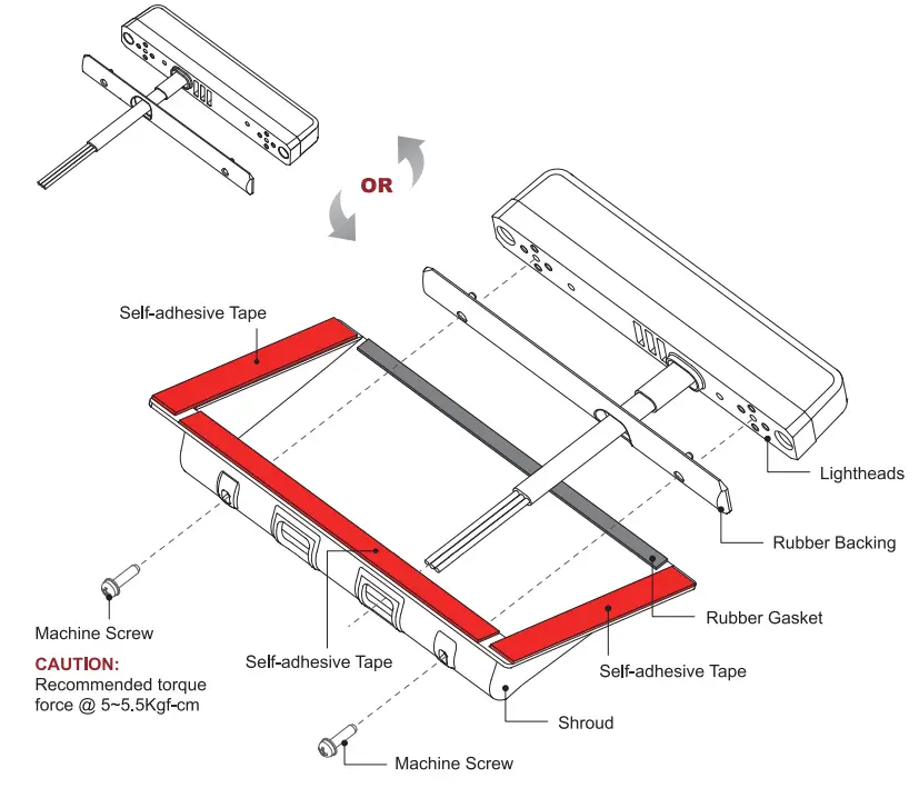 Cell2 EDGESABER SHROUD Edgesaber Mount Kit - fig