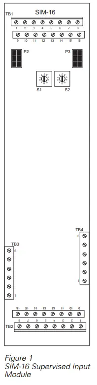 SIEMENS SIM-16 Supervised Input Module - Input