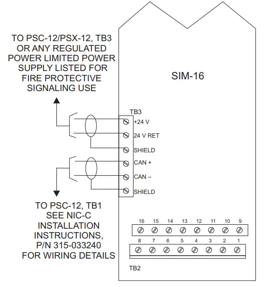 SIEMENS SIM-16 Supervised Input Module - SIM