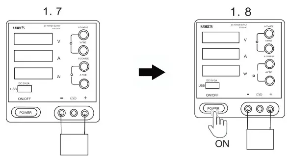 KAIWEETS PS-3010F DC Power Supply- Mode 2