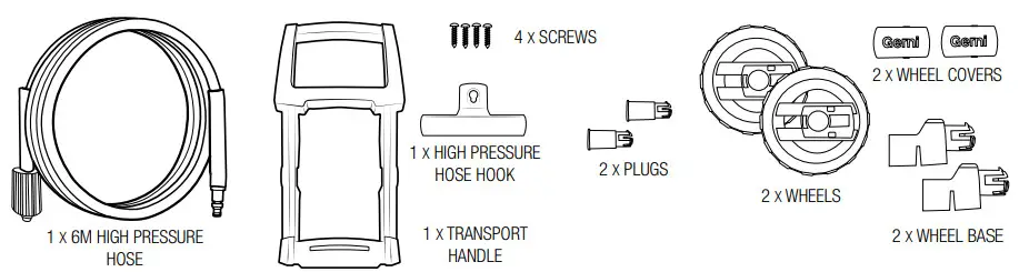 Gerni 3300 High Pressure Washer GPW-3300 -- ASSEMBLY22222