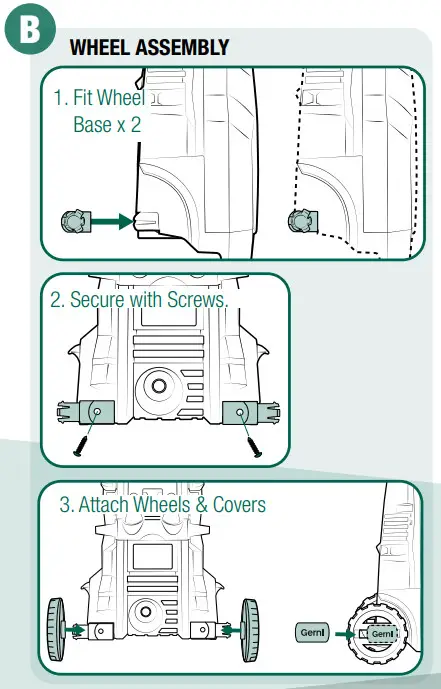 Gerni 3300 High Pressure Washer GPW-3300 -- TRANSPORT2