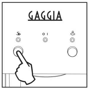 Press the brew button