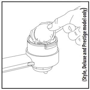 Insert the pod adapter