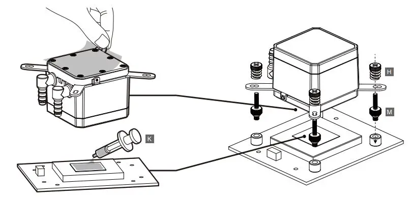 COUGAR AQUA 240 ARGB High Performance CPU Liquid Cooler fig4