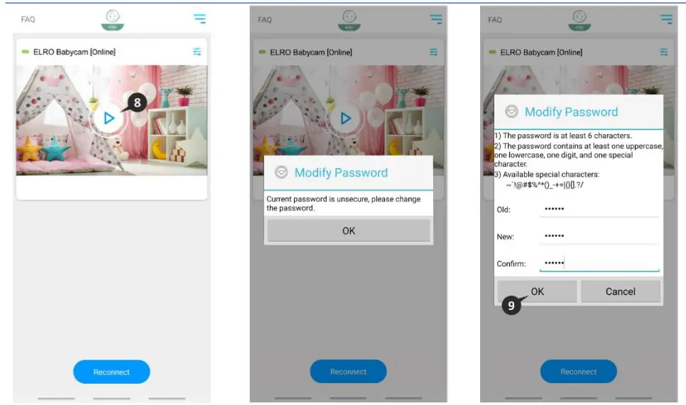 ELRO BC3000 Baby Monitor Royale XL Touch Screen-Comment 2