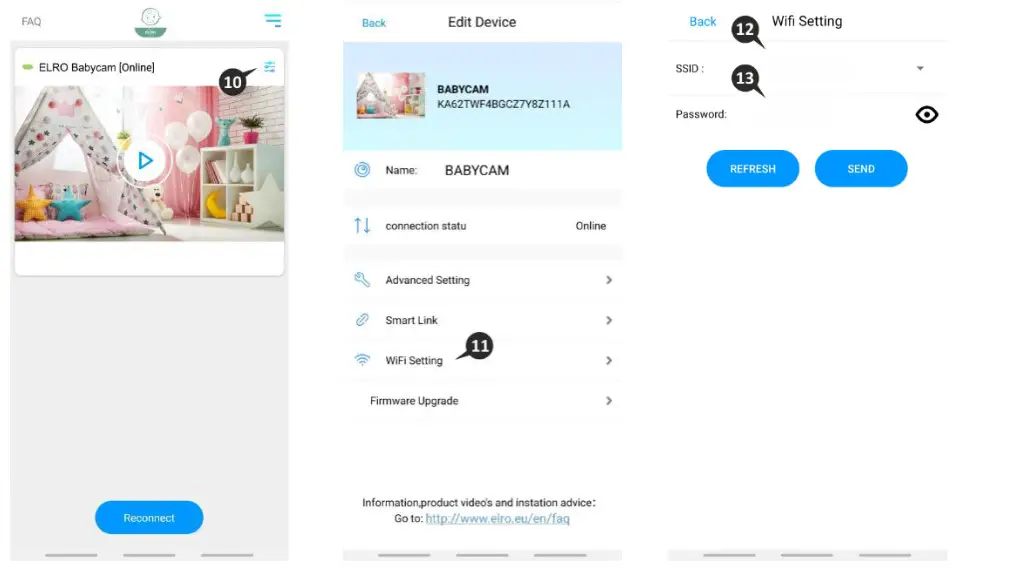 ELRO BC3000 Baby Monitor Royale XL Touch Screen- Comment 3