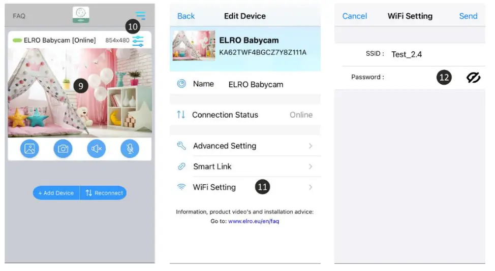 ELRO BC3000 Baby Monitor Royale XL Touch Screen- Comment 6