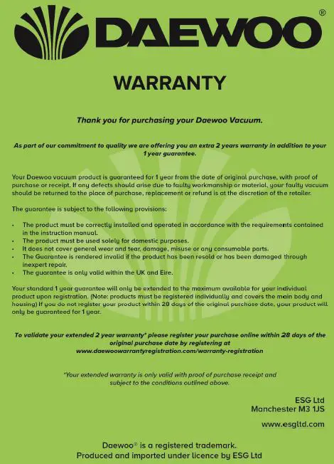 warranty