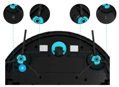 BLAUPUNKT BlueBot Xtreme - Side brush Installation