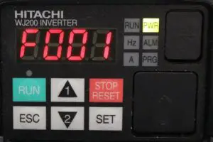HITACHI WJ200 Drives 150HF - Frequency or Speed