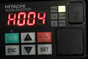 HITACHI WJ200 Drives 150HF - Motor Poles