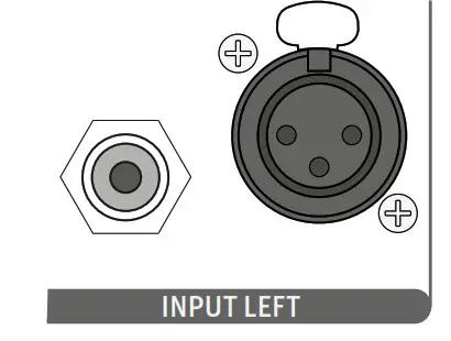 SPL Performer s1200 Stereo Power Amplifier - Inputs