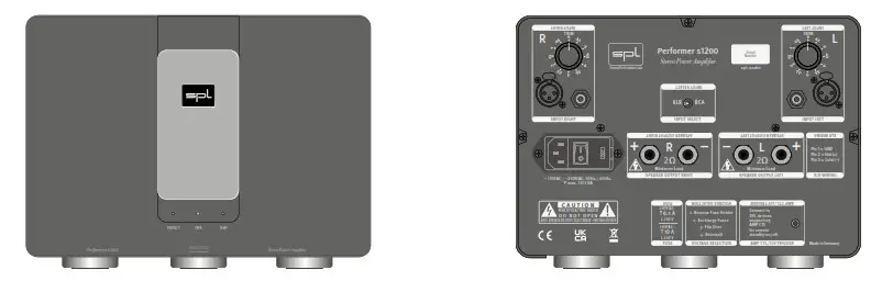 SPL Performer s1200 Stereo Power Amplifier - Welcome