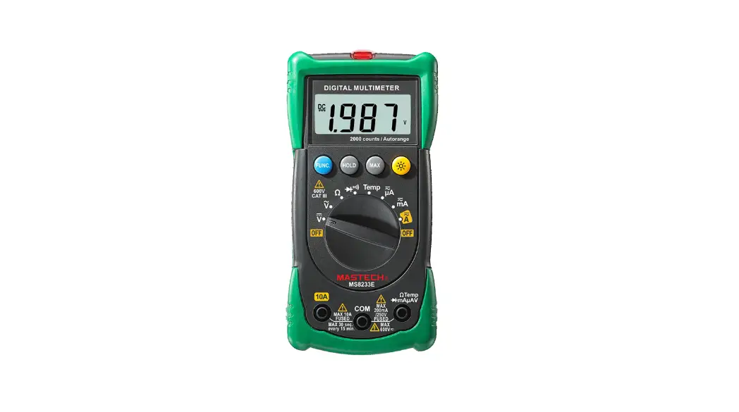 Mastech Ms8233e Digital Electrical Multimeter User Guide