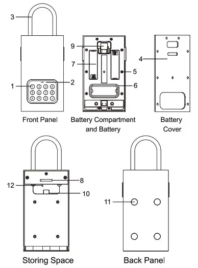 TACKLIFE K1 Smart Lock Box - Product