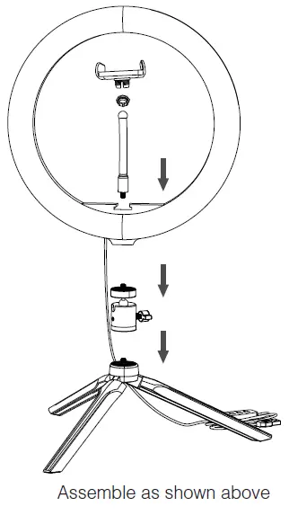 STREAMING STUDIO 372502 Desktop Ringlight FIG 2