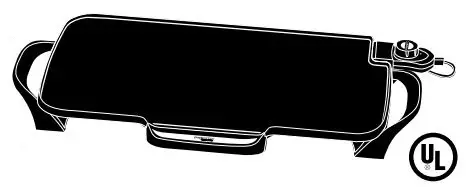 PRESTO 22-inch Electric Griddle with removable handles - Extra Large